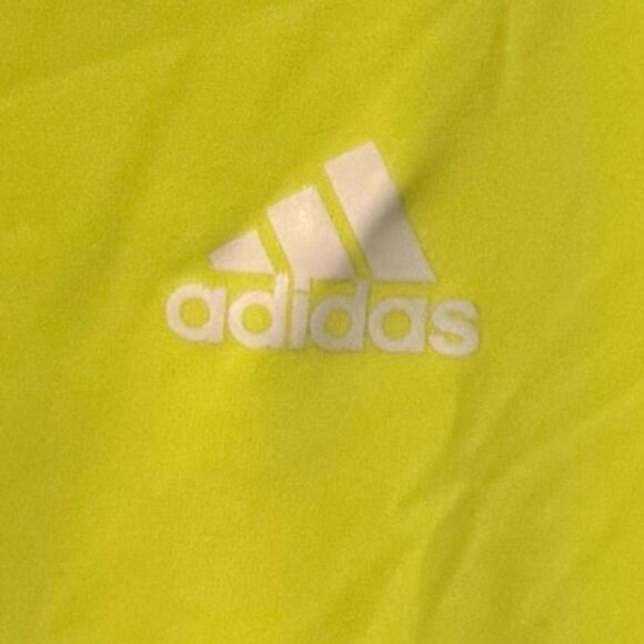 ADIDAS Men’s Neon Yellow Golf Polo T-Shirt Size Medium - Picture 3 of 5